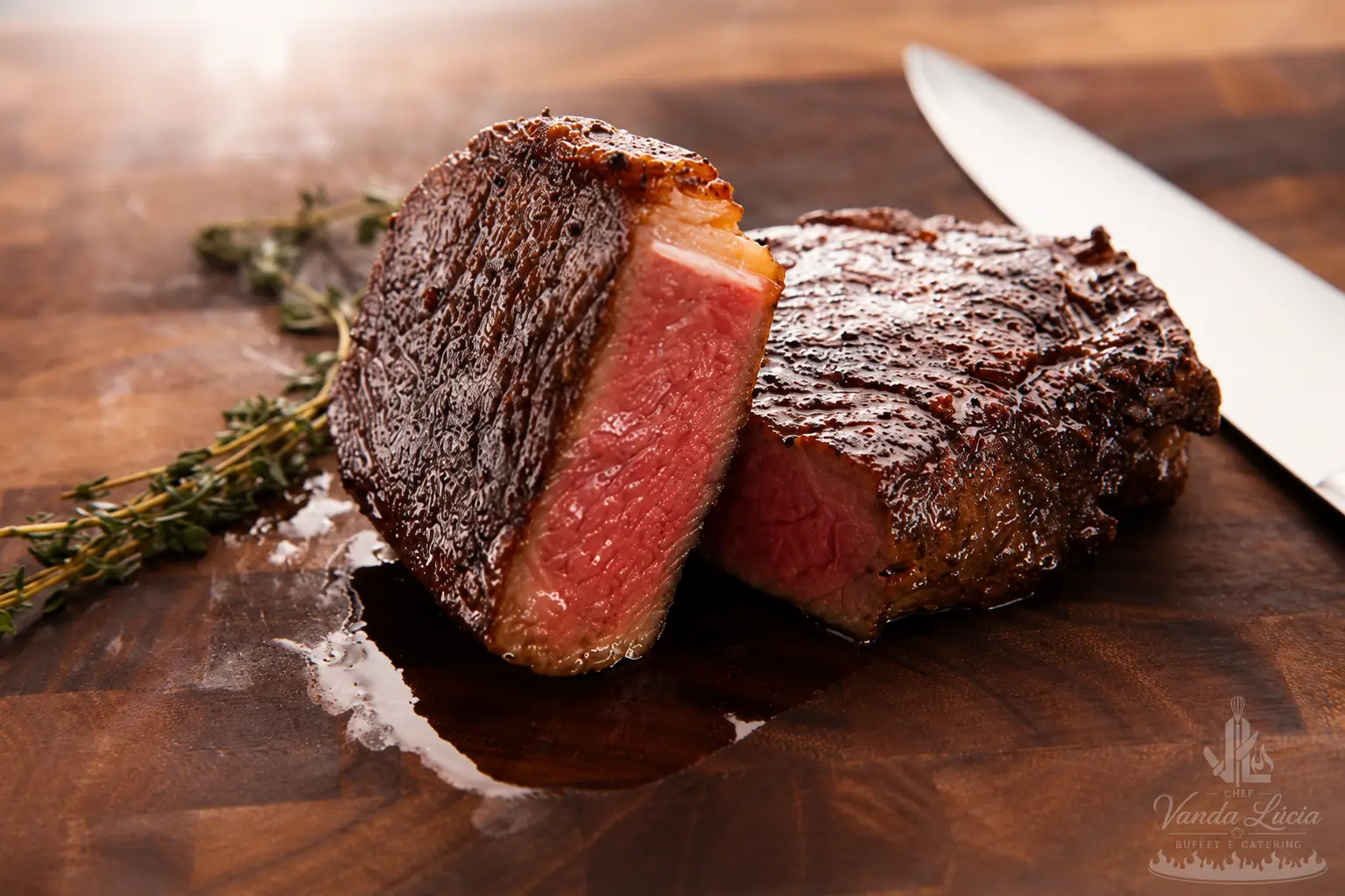 Buffet de churrasco da Chef Vanda Lúcia
